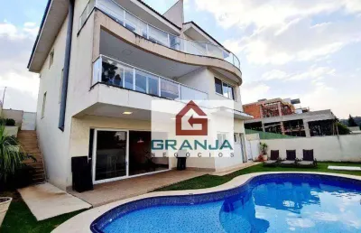 Casa com 4 dormitórios, 413 m² - venda por r$ 3.500.000,00 ou aluguel por r$ 17.000,00/mês - alphaville granja viana - carapicuíba/sp