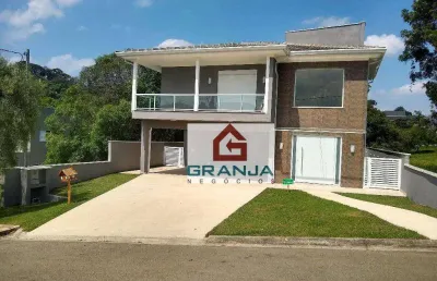 Casa com 4 dormitórios à venda, 384 m² por r$ 3.000.000,00 - granja viana - jandira/sp