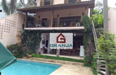 Casa com 3 dormitórios à venda, 100 m² por r$ 1.750.000,00 - granja viana - cotia/sp