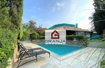 Casa com 4 dormitórios à venda, 751 m² por r$ 4.000.000,00 - granja viana - cotia/sp