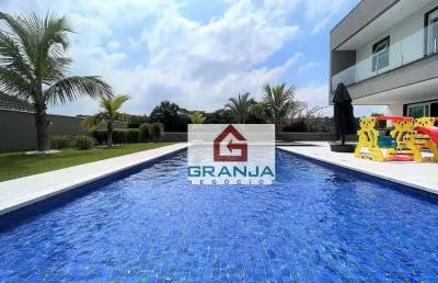 Casa com 4 dormitórios à venda, 883 m² por r$ 7.300.000,00 - granja viana - cotia/sp