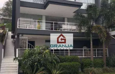 Casa com 4 dormitórios, 700 m² - venda por r$ 3.700.000,00 ou aluguel por r$ 18.000,00/mês - granja viana – golf village - carapicuíba/sp