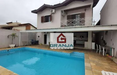 Casa com 4 dormitórios à venda, 350 m² por r$ 1.400.000,00 - granja viana - cotia/sp