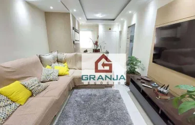 Casa impecável com 2 dormitórios à venda, 76 m² por r$ 530.000 - granja viana – residencial viva vida - cotia/sp