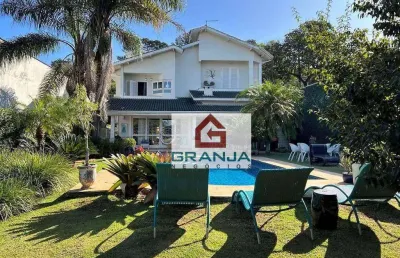 Casa com 4 dormitórios à venda, 496 m² por r$ 2.500.000,00 - granja viana - cotia/sp