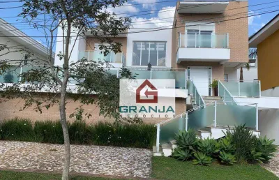 Casa para alugar, 515 m² por r$ 14.000,00/mês - granja viana - cotia/sp