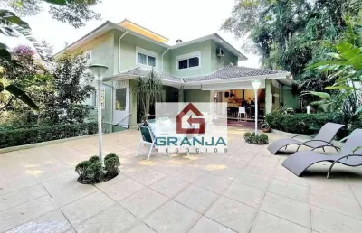 Casa com 4 dormitórios à venda, 553 m² por r$ 1.990.000,00 - granja viana - jandira/sp