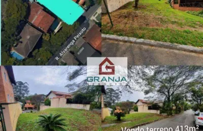 Terreno à venda, 413 m² por r$ 550.000,00 - granja viana - cotia/sp