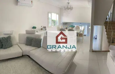 Casa com 4 dormitórios à venda, 220 m² por r$ 1.700.000,00 - granja viana - cotia/sp