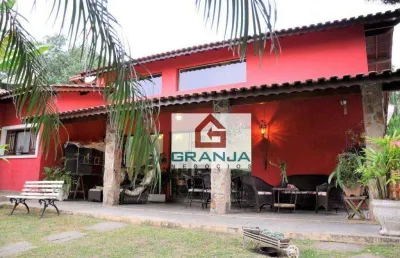 Casa e loft anexo em meio a muita natureza com 4 dormitórios à venda, 2729 m² por r$ 2.900.000 - granja viana - itapevi/sp