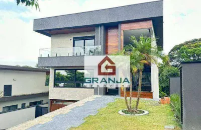 Casa com 3 dormitórios à venda, 586 m² por r$ 6.500.000,00 - granja viana - cotia/sp