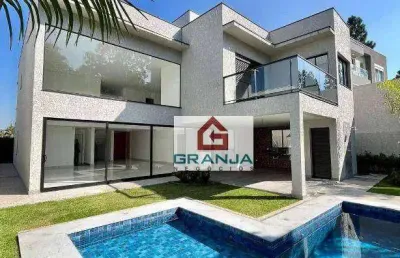 Casa com 4 dormitórios à venda, 416 m² por r$ 4.200.000,00 - granja viana - alphaville granja viana - carapicuíba/sp