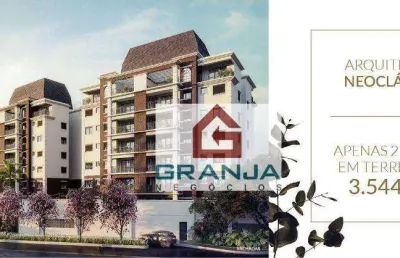 Lançamento alto padrão, cond. monet na granja viana - cobertura duplex, 154,28 m² - 2 vagas por r$1.311.000,00