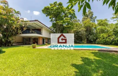 Casa com 6 dormitórios à venda, 721 m² por r$ 5.300.000,00 - granja viana - cotia/sp