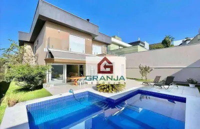 Casa com 4 dormitórios à venda, 315 m² por r$ 2.800.000,00 - granja viana - cotia/sp