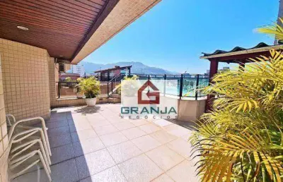 Cobertura com 3 dormitórios à venda, 280 m² por r$ 700.000,00 - guarujá - guarujá/sp