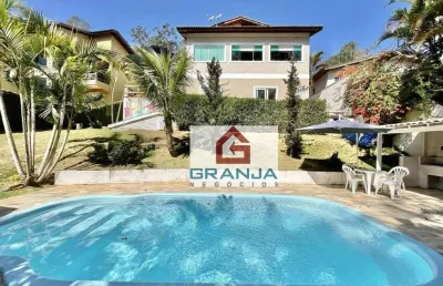Casa com 5 dormitórios à venda, 400 m² por r$ 2.580.000,00 - granja viana - jandira/sp