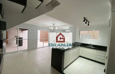 Casa com 2 dormitórios para alugar, 89 m² por r$ 5.300,00/mês - reserva magnólias - cotia/sp