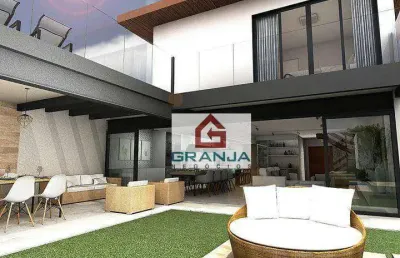 Casa com 4 dormitórios à venda, 250 m² por r$ 990.000,00 - granja viana - cotia/sp