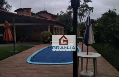 Casa com 4 dormitórios à venda, 413 m² por r$ 1.950.000,00 - granja viana - carapicuíba/sp