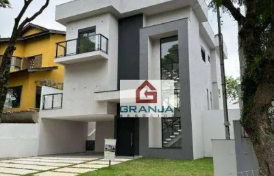 Casa com 4 dormitórios à venda, 281 m² por r$ 2.180.000,00 - granja viana – são paulo ii - cotia/sp