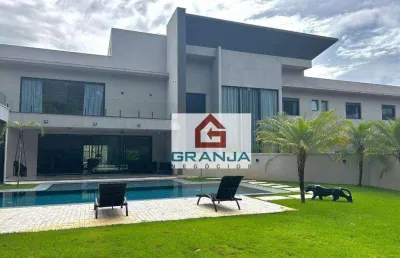 Casa com 4 dormitórios à venda, 700 m² por r$ 10.800.000,00 - granja viana – são paulo ii - cotia/sp