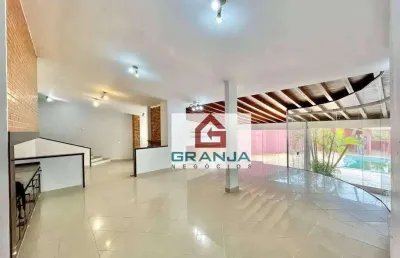 Casa com 4 dormitórios à venda, 409 m² por r$ 1.280.000,00 - granja viana - carapicuíba/sp