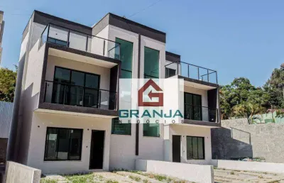 Casa com arquitetura moderna com 04 dormitorios na granja viana a venda por r$ 850 mil