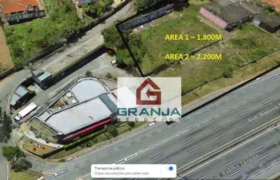 Terreno em área estratégica no km23 da raposo tavares, 1800 m² - venda por r$ 6.300.000 ou aluguel por r$ 30.000/mês - granja viana - cotia/sp