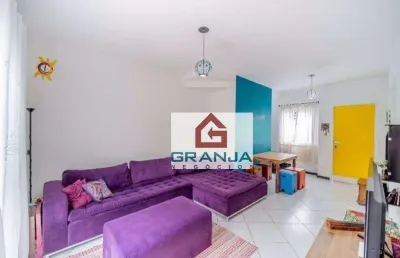 Excelente casa com 2 suítes semi isolada  à venda, 92 m² por r$ 456.000 - paisagem renoir - cotia/sp