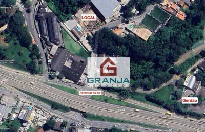 Excelente área com 2420 m² - venda por r$ 2.900.000 ou aluguel por r$ 9.164/mês - parque rincão/km30 da raposo - cotia/sp