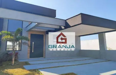Casa terrea novinha e muito linda com 3 dormitórios/01 suíte e quintal grande à venda, 115 m² por r$ 662.000 - horto florestal villagio - sorocaba/sp