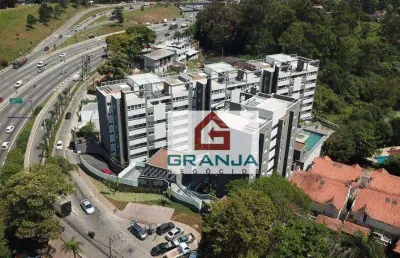 Lindo apartamento com 3 dormitórios/02 suítes venda, 107 m² por r$ 1.180.000 - granja viana  costa do marfim - cotia/sp