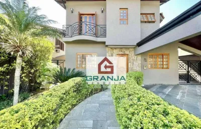 Linda casa com 3 dormitórios (1 suíte), piscina, churrasqueiraà venda, 318 m² por r$ 1.650.000 - são paulo ii - cotia/sp