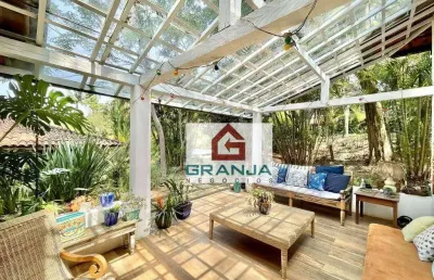 Maravilhoso imóvel reformado com 4 dormitórios (2 suítes) à venda, 282 m² por r$ 1.350.000 - granja viana - cotia/sp