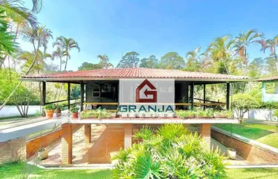Excelente imóvel térreo com 4 dormitórios (2 suítes), avarandada, anexo completo à venda, 464 m² por r$ 2.200.000 - jardim colibri - cotia/sp