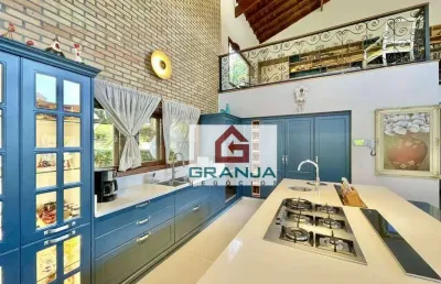 Excelente imóvel repleto de armários com 7 dormitórios (5 suítes) à venda, 920 m² por r$ 6.920.000 - granja viana - cotia/sp