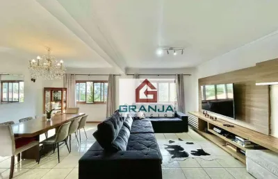 Casa com 4 dormitórios (2 suítes), escritório, churrasqueira! à venda, 350 m² por r$ 1.200.000 - granja viana - jardim das flores - cotia/sp