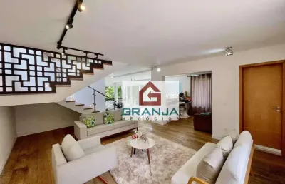 Aldeia da fazendinha - 4 dorms/2suítes - moderna, gourmet, piscina e privacidade! 386 m² por r$ 1.650.000 - pousada dos bandeirantes/carapicuíba