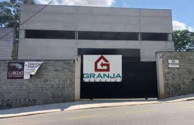 Galpão com localização estratégica, 640 m² - venda por r$ 4.500.000 ou aluguel por r$ 20.600/mês - granja viana - cotia/sp