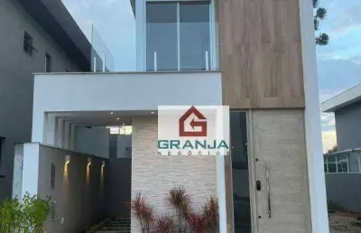 Casa com 3 dorms/01 suíte à venda, 128 m² por r$ 1.105.000 - granja viana - the square village - cotia/sp