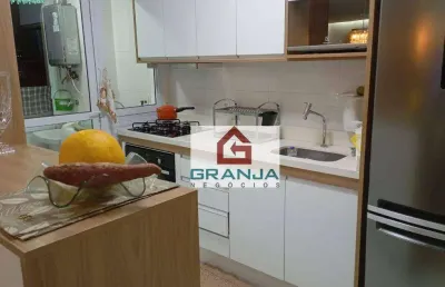 Excelente apartamento com 2 dormitórios e sala ampliada, à venda, 71 m² por r$ 790.000 - vila boa vista - barueri/sp