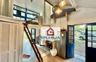 Excelente lote com construção de loft inclusa! à venda por r$ 770.000 - granja viana - cotia/sp