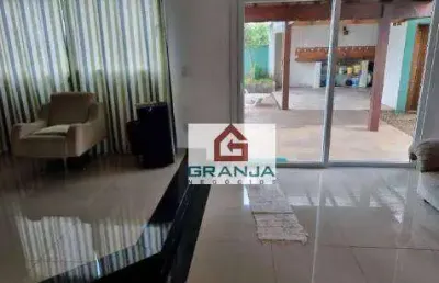 Excelente casa com 3 dorms/2sts, churrasqueira, piscina à venda, 355 m² por r$ 1.600,000 - são paulo ii - cotia/sp