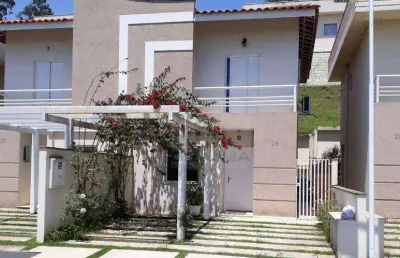 Excelente casa em condomínio com lazer completo! 3 dorms/1sts, closet, planejados! à venda, 100 m² por r$ 699.000 - chácara ondas verdes - cotia/sp