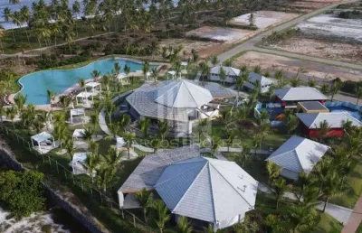 Lote a venda no condomínio praia do castelo em praia do forte ba. parte alta com vista mar.