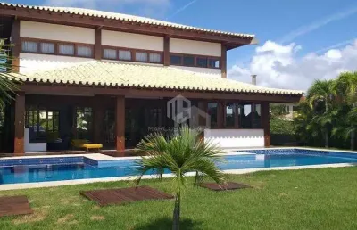 Casa de luxo à venda no condomínio acácias – praia do forte | 4 suítes | porteira fechada | piscina e área gourmet!