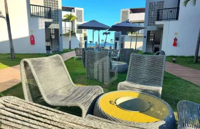 Imperdível! apartamento novo em condomínio frente mar em itacimirim – 3 quartos, 2 suítes!