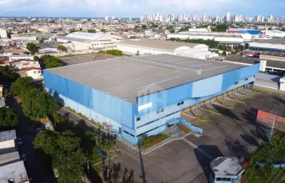 Galpão comercial para aluguel em jaboatão com 36 docas cross-dock frente br-101 / 7050m²  de abl e 9000m² de pátio.