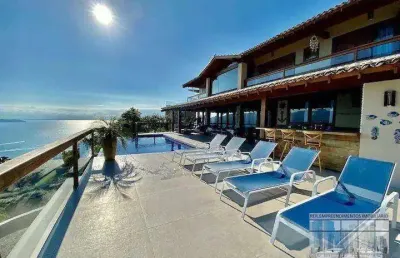 Casa à venda, 910 m² por r$ 13.000.000,00 - urubu - ilhabela/sp